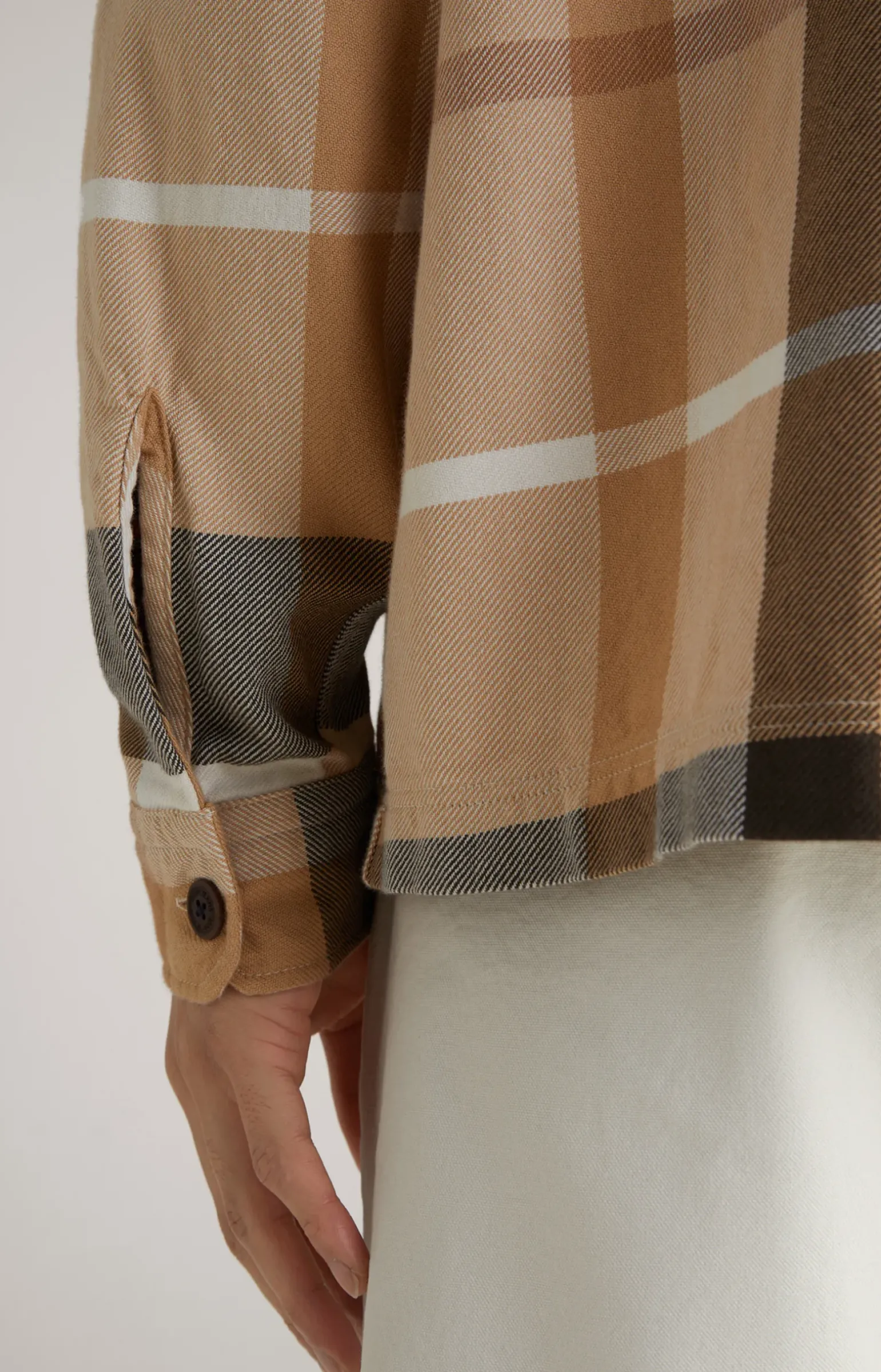 Hemd Harvi in Beige kariert