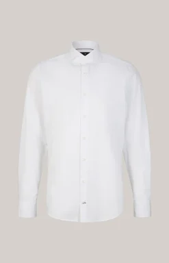 Hemd Mika in Weiß strukturiert