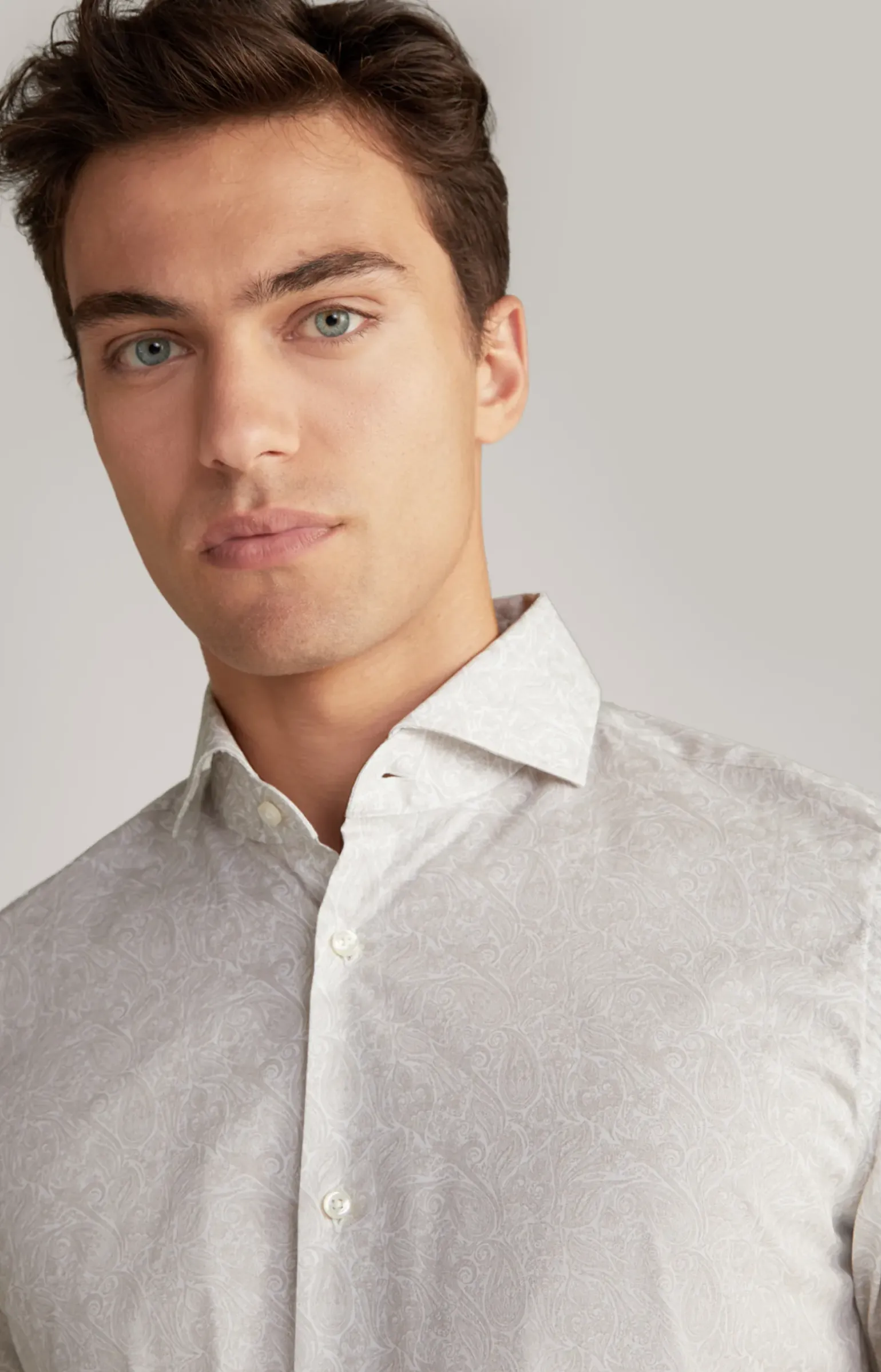 Hemd Pai in Beige gemustert