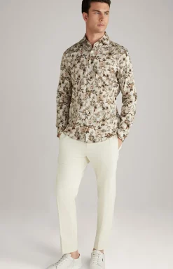 Hemd Pai in Beige/Braun