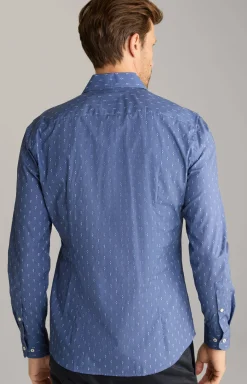 Hemd Pai in Blau gemustert