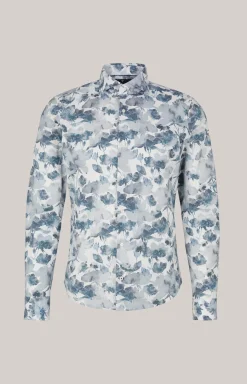 Hemd Pai in Blau gemustert