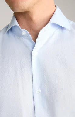 Hemd Pai in Hellblau gemustert