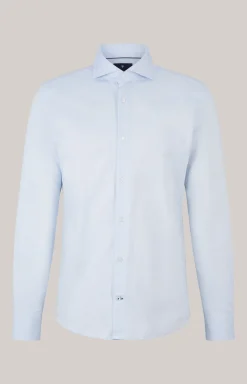 Hemd Pai in Hellblau gemustert