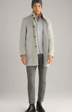 Hemd Pai in Hellgrau meliert