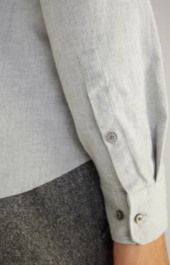 Hemd Pai in Hellgrau meliert