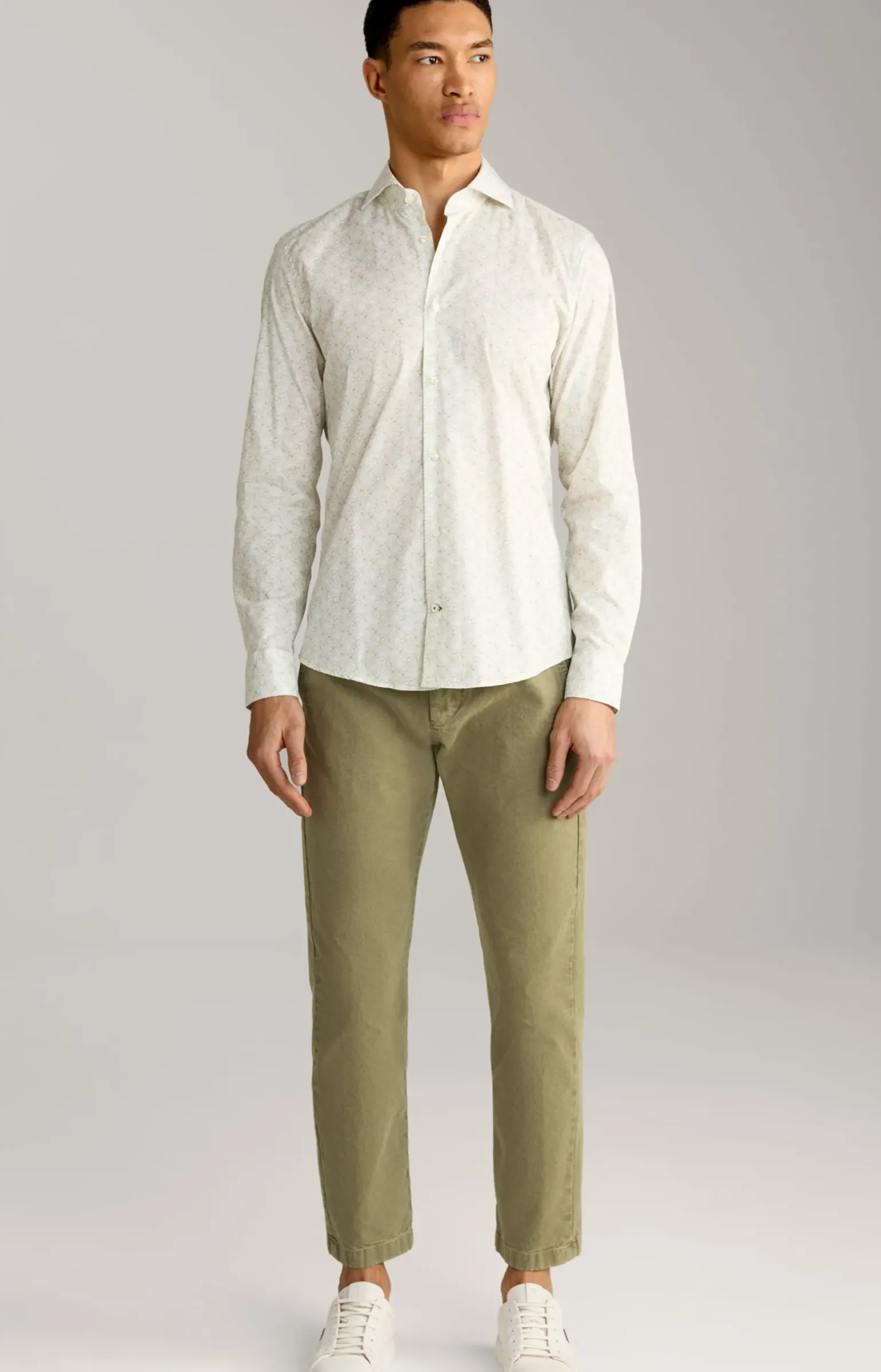 Hemd Pai in Hellgrün gemustert