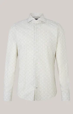 Hemd Pai in Hellgrün gemustert