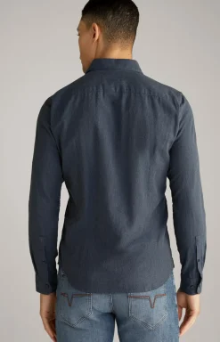 Hemd Pai in medium Dunkelblau meliert