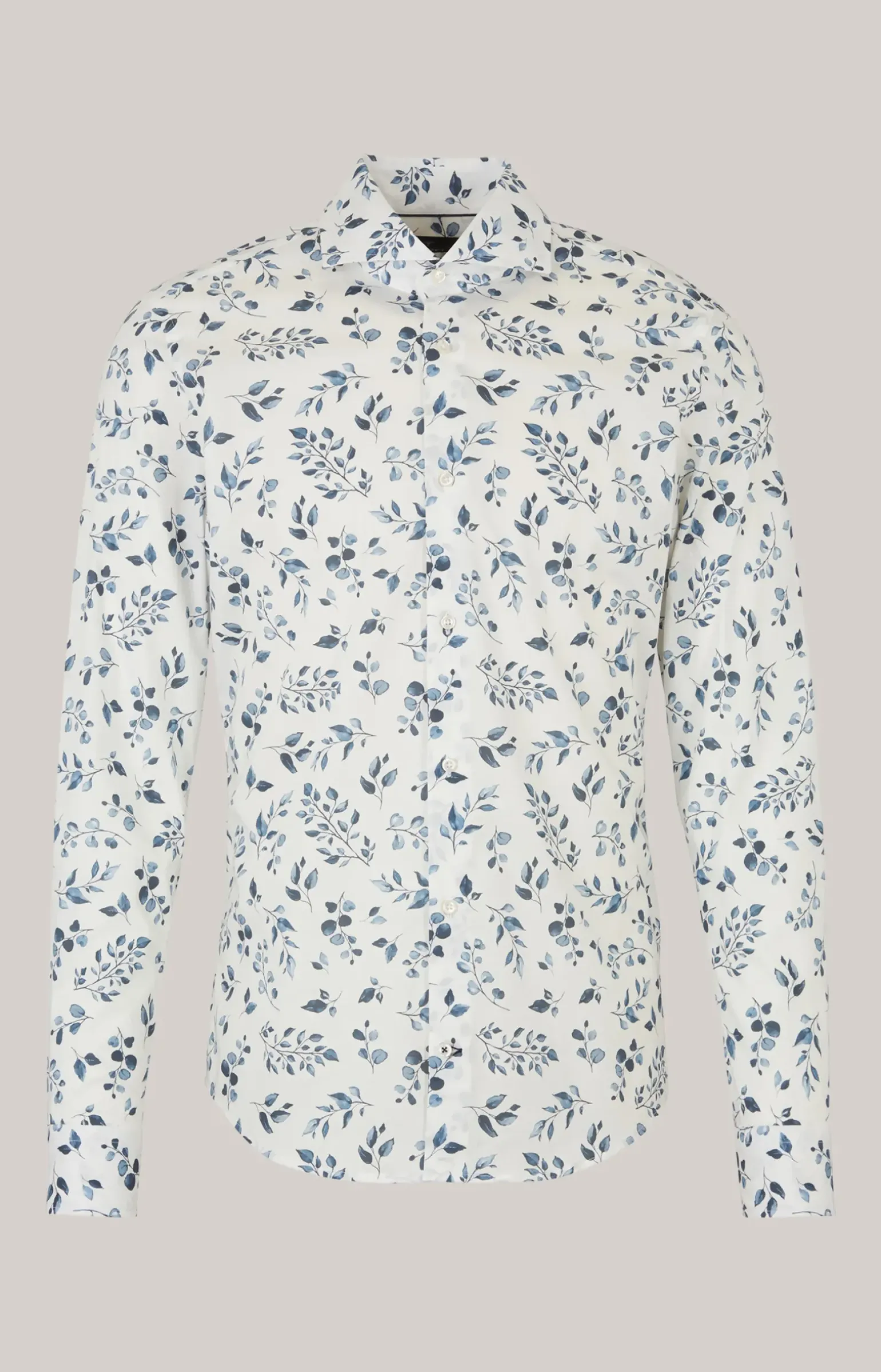 Hemd Pai in Offwhite/Blau gemustert