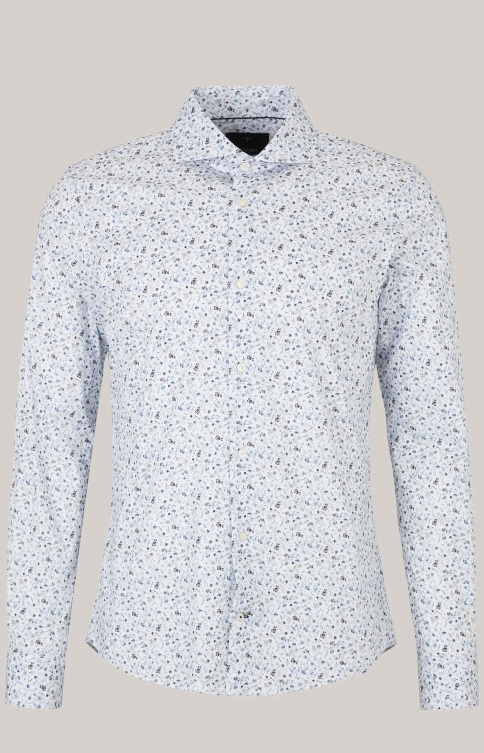 Hemd Pai in Weiß/Blau gemustert