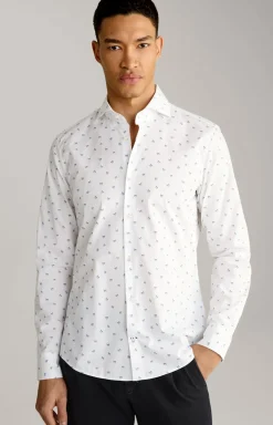 Hemd Pai in Weiß/Blau gemustert