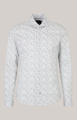 Hemd Pai in Weiß/Grün gemustert