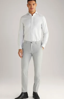 Hemd Pai in Weiß/Silber gemustert