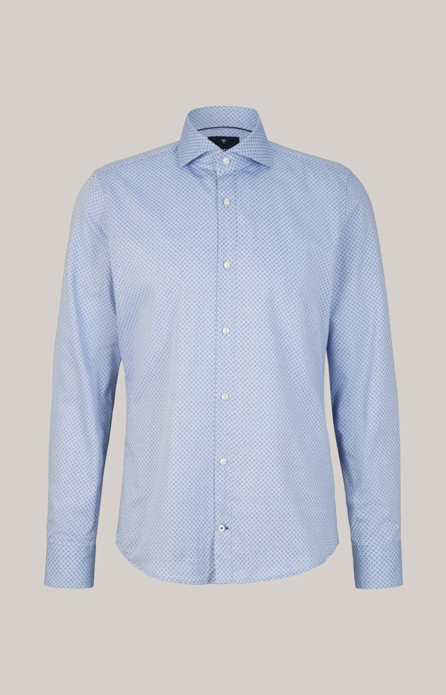 Hemd Paiton in Blau gemustert