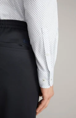 Hemd Paiton in Weiß gemustert