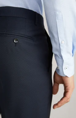 Hemd Panko in Hellblau gemustert