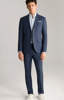 Hemd Pit in Hellblau gemustert