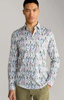 Hemd Pitty in Weiß gemustert