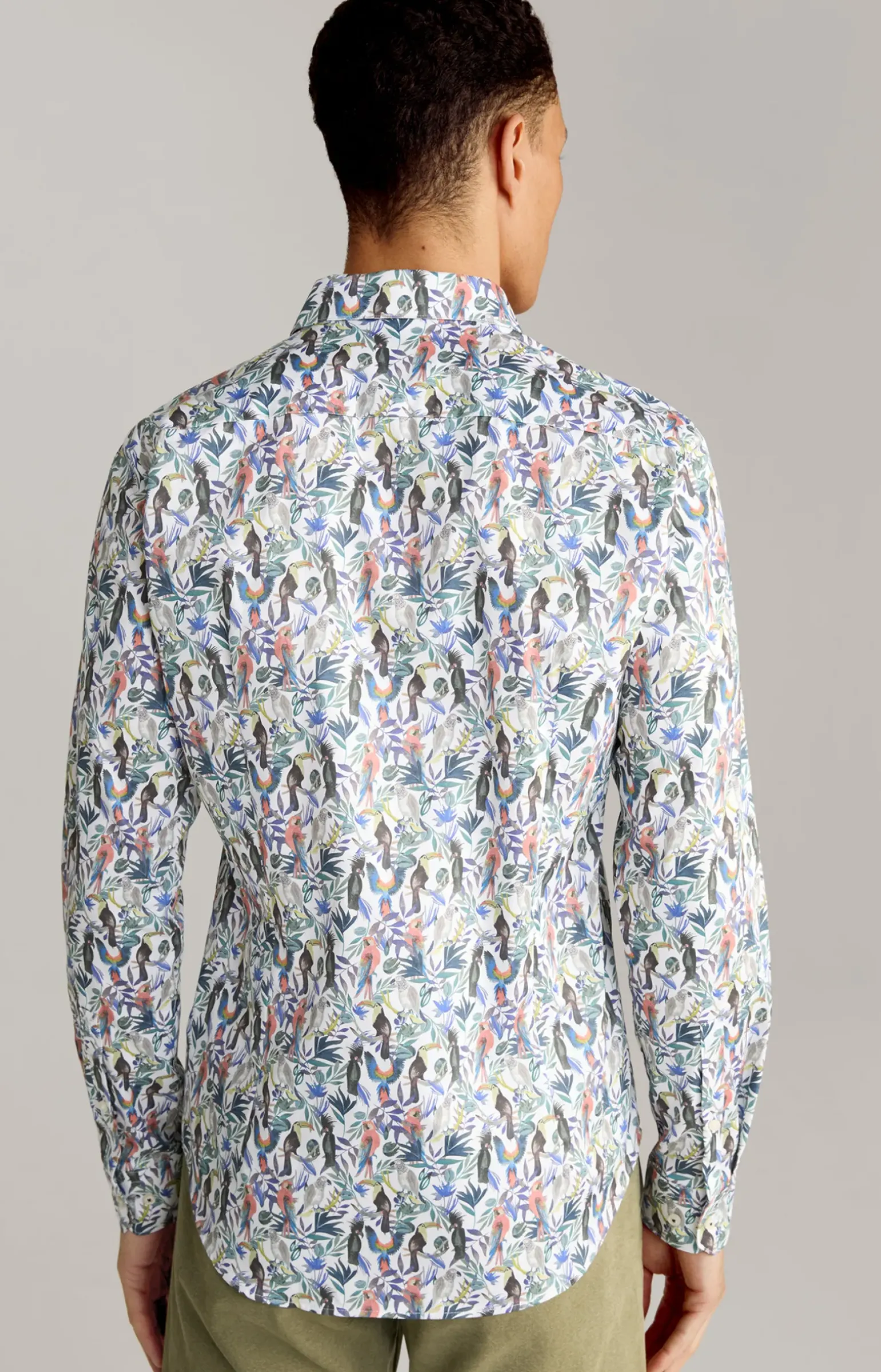 Hemd Pitty in Weiß gemustert