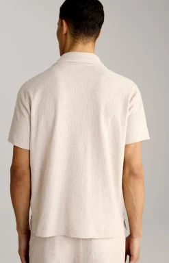 Hemd Tate in Beige strukturiert