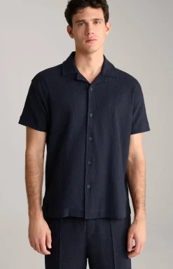 Hemd Tate in Dunkelblau strukturiert