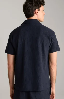 Hemd Tate in Dunkelblau strukturiert