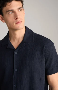 Hemd Tate in Dunkelblau strukturiert