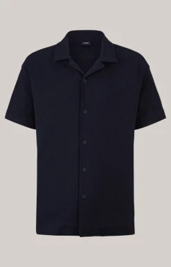 Hemd Tate in Dunkelblau strukturiert