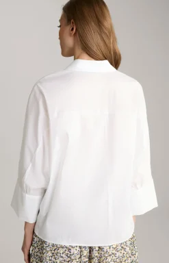 Hemdbluse in Weiß