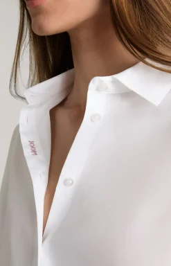 Hemdbluse in Weiß