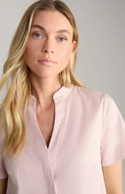 Hemdblusenkleid in Altrosa