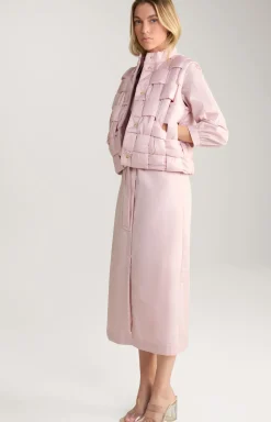 Hemdblusenkleid in Altrosa