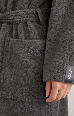 Herren Bademantel in Anthrazit