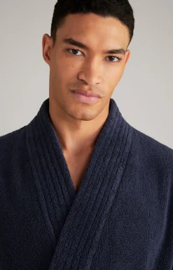 Herren Bademantel in Dunkelblau