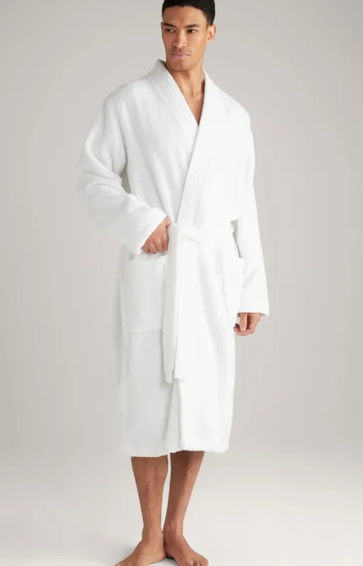 Herren Bademantel in Weiß
