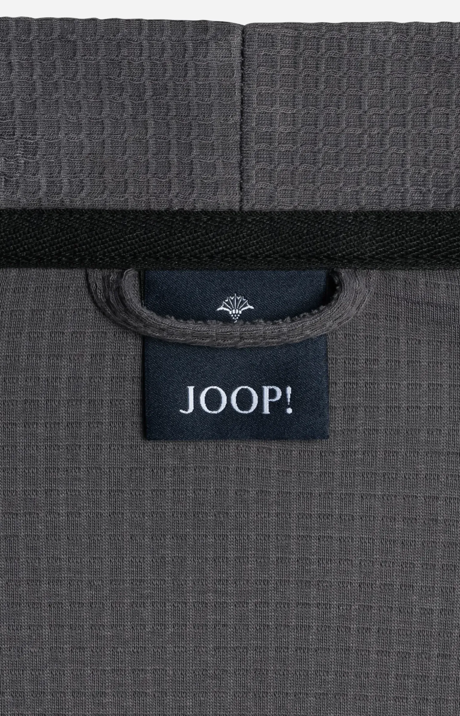 Herren Bademantel JOOP! UNI-PIQUÉ in Anthrazit