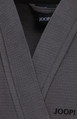 Herren Bademantel JOOP! UNI-PIQUÉ in Anthrazit