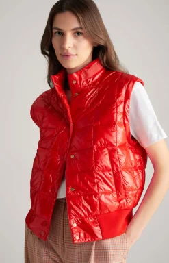 2in1-Steppjacke in Rot