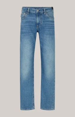 Jeans Mitch in Aqua-Blue Washed