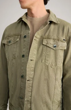 Jeansjacke Just in Oliv