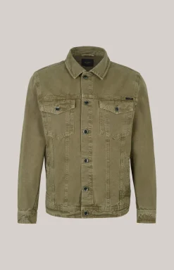 Jeansjacke Just in Oliv