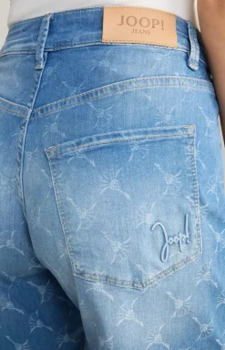 Jeans-Shorts in Blue Washed