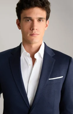 Jersey Anzug Herby-Blayr in Navy meliert