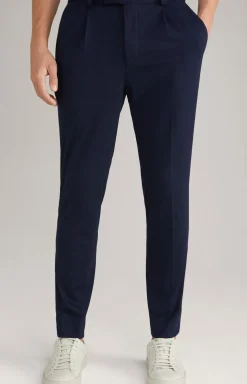 Jersey-Baukasten-Hose Bird in Navy meliert