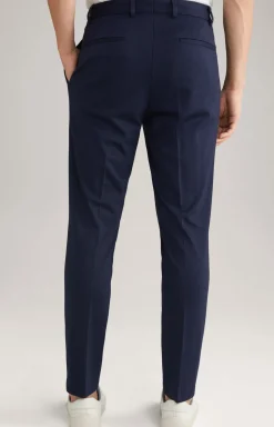 Jersey-Baukasten-Hose Bird in Navy meliert