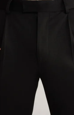 Jersey-Baukasten-Hose Bird in Schwarz