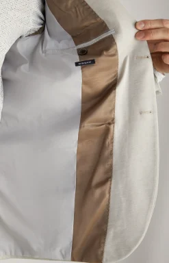 Jersey-Baukasten-Sakko Damon in Sand