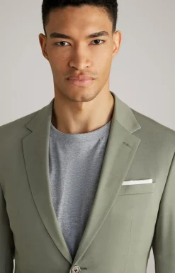 Jersey-Baukasten-Sakko Damon in Hellgrün