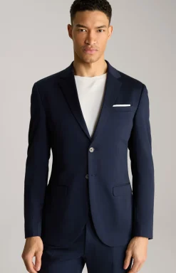 Jersey-Baukasten-Sakko Damon in Navy